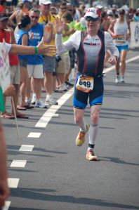 First mile of the run