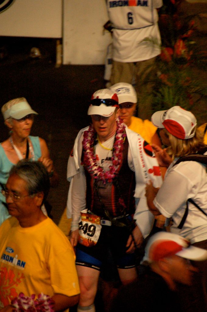 My finish-line entourage!