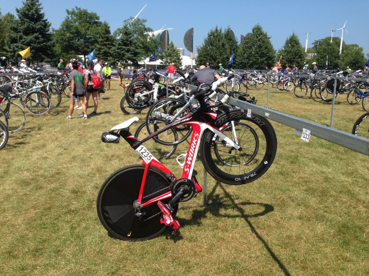 The race steed is checked in and ready to go!