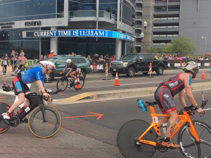 Tight u-turn at the end of each loop